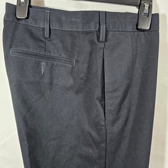 Lands' End Traditional Fit Plain Front Cuffed Chino Pants Men's Size 36 - Picture 4 of 10
